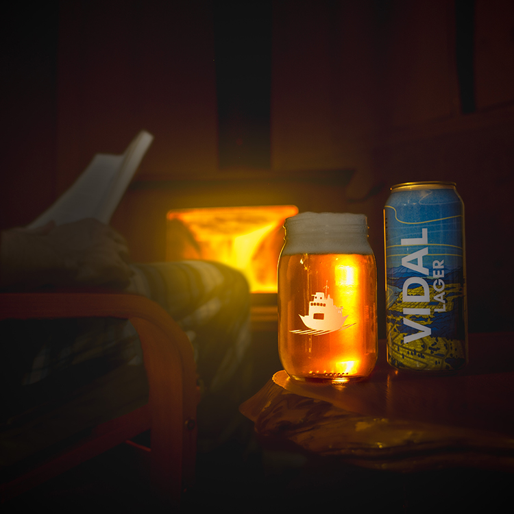Vidal-Lager-Beer-In-Glass-Fireside